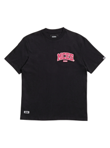 Fulllife x MCES Campus T-shirt Obsidian Black